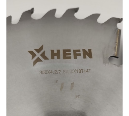 Пильный диск по дереву Диск пильный 350x50x4.2/2.8 z18+18+4 WZ HEFN