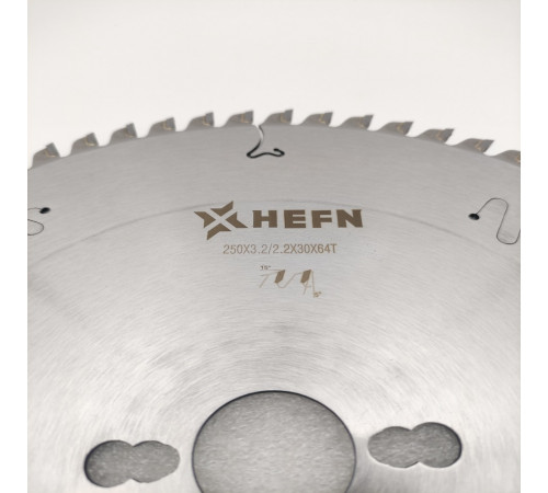 Пильный диск по дереву Пильный диск 250x30x3.2/2.2 Z64 WZ HEFN