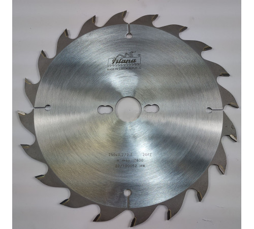 Пильный диск по дереву, МДФ, ДСП 250x3.2/2.2x30 z20  80-40 FZ