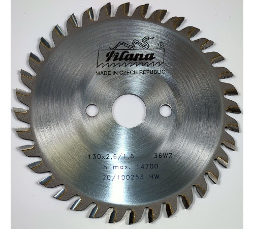 Пильный диск по дереву 130x2.6/1.6x20 z36  91 WZ