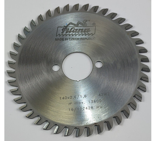 Пильный диск по дереву 140x2.6/1.6x20 z42  91 WZ