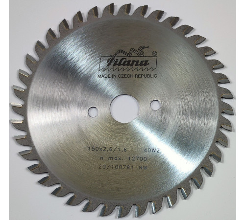 Пильный диск по дереву 150x2.6/1.6x20 z40  91 WZ