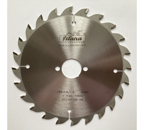 Пильный диск по дереву 180x2.6/1.6x30 z24  91 WZ