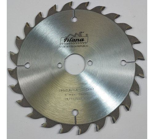 Пильный диск по дереву 190x2.6/1.6x30 z24  91 WZ