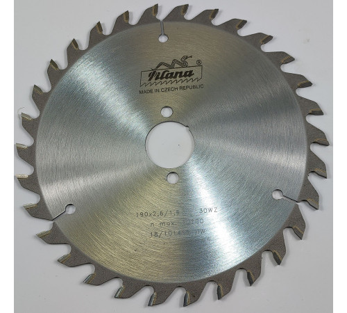 Пильный диск по дереву 190x2.6/1.6x30 z30  91 WZ