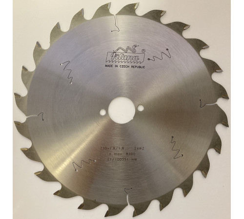 Пильный диск по дереву 235x2.8/1.8x30 z24  91 WZ