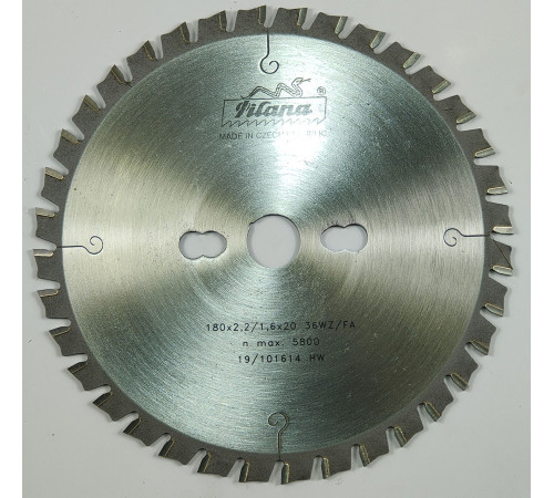 Пильный диск для резки сэндвич панелей  180x2.2/1.6x20 z36  88 WZ/FA