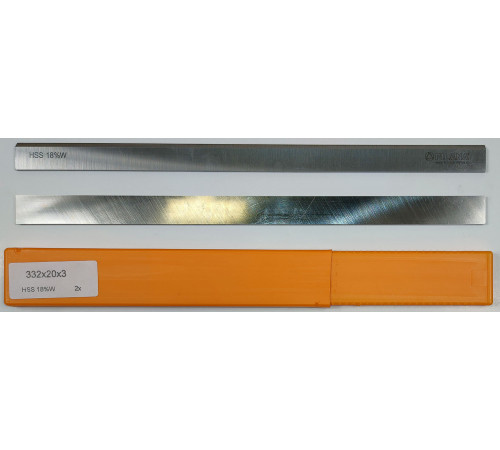 Нож строгальный "Pilana" HSS W18% 332х20х3