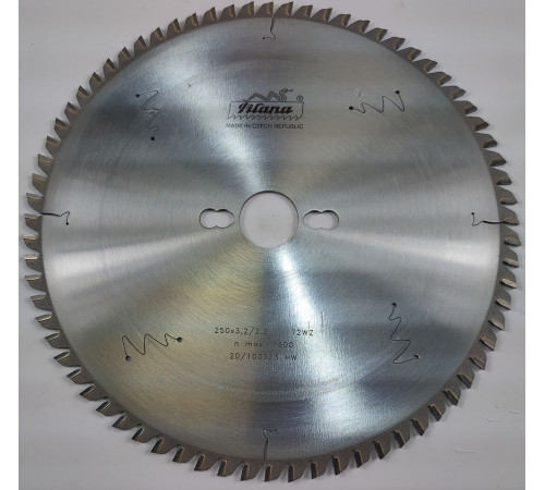 Пильный диск по дереву 250x3.2/2.2x30 z72  81-11 WZ