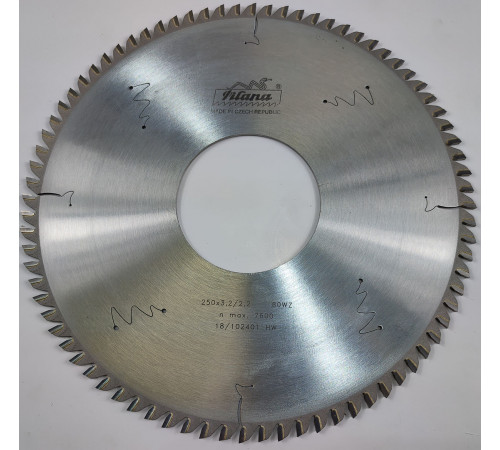 Пильный диск по дереву 250x3.2/2.2x80 z80  81-11 WZ