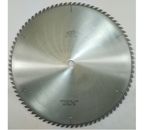 Пильный диск по дереву 550x5.2/3.5x30 z84  81-20 WZ