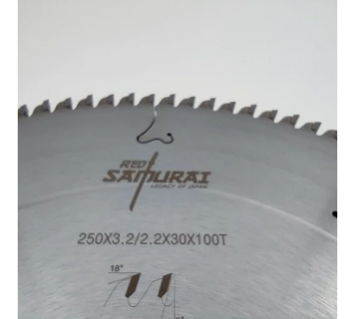 Диск пильный 250х30х3,2/2,2 z100 WZ (LU2C1300) RED SAMURAI