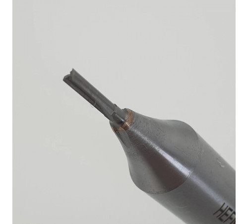 Фреза твердосплавная пазовая чистовая D=4 I=12 L=50 S=8 Z2+1