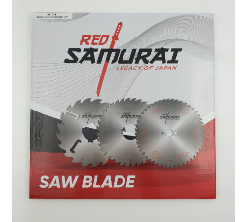 Пильный диск по дереву Диск пильный 350x30x3.6/2.5 Z40 WZ RED SAMURAI