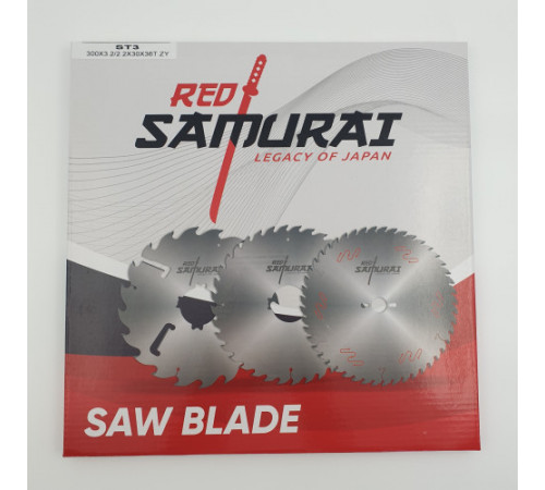 Пильный диск по дереву Диск пильный 300x30x3.2/2.2 Z36 WZ RED SAMURAI