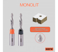Сверло сквозное MONOLIT HEFN левое D5x70 S10 LH