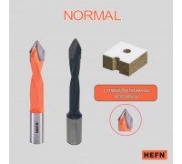 Сверло сквозное NORMAL HEFN левое D10x70 S10 LH