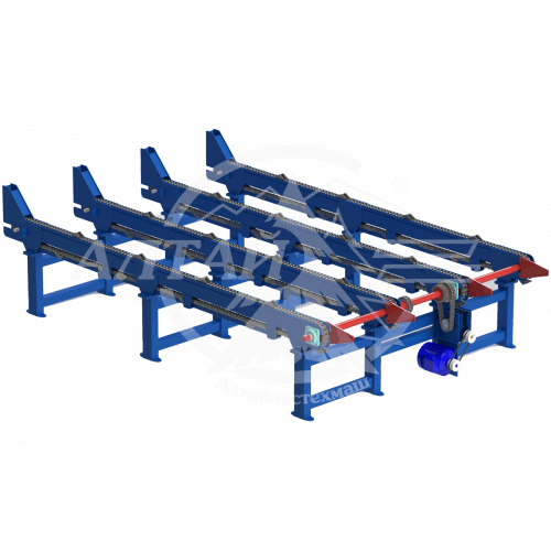 Транспортеры поперечные, 4-х цепные 1 метр